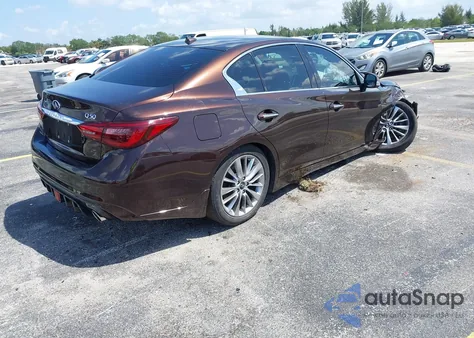 2020 Infiniti Q50 Luxe z USA, uszkodzony, nr VIN JN1EV7AP5LM204160